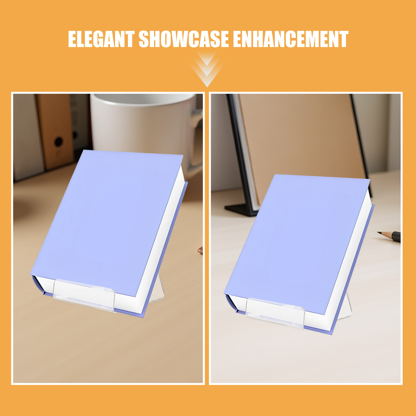 6 Pcs Acrylic Book Display Rac - đánh giá và giá Clear Acrylic Book Stand Holder
