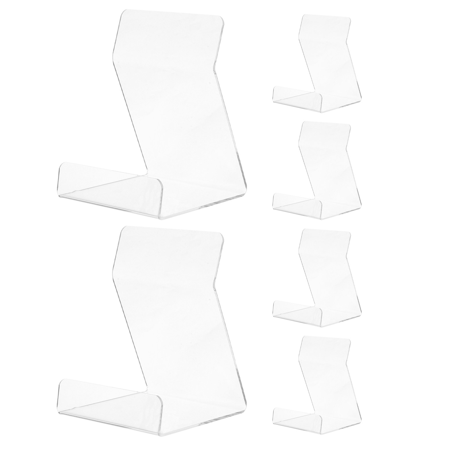 6 Pcs Acrylic Book Display Rac - đánh giá và giá Clear Acrylic Book Stand Holder