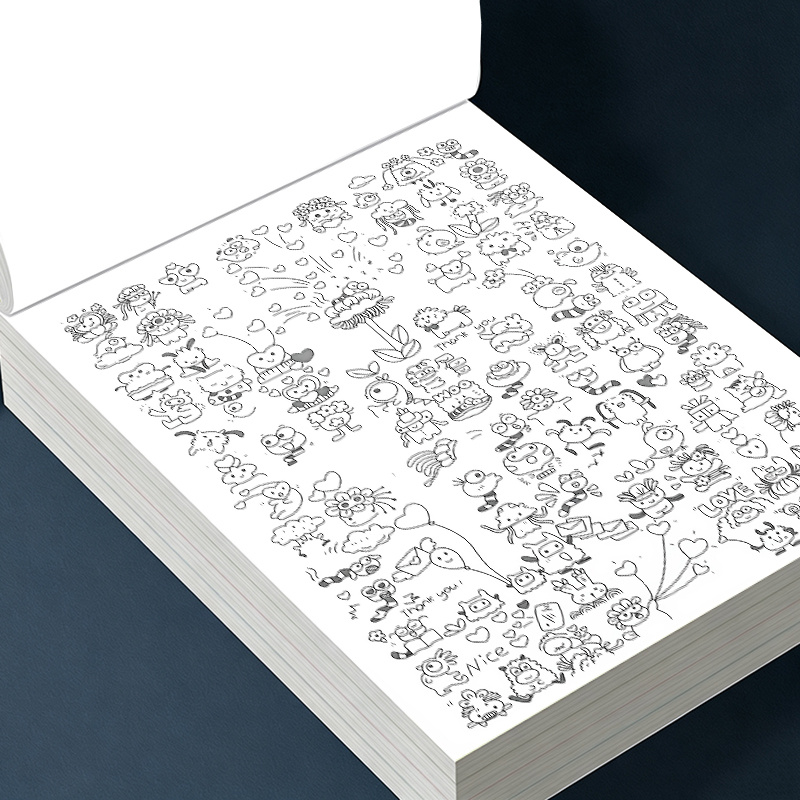 16 Pages Little Doodles Adult  - đánh giá và giá Adult Coloring Book Stress Relief