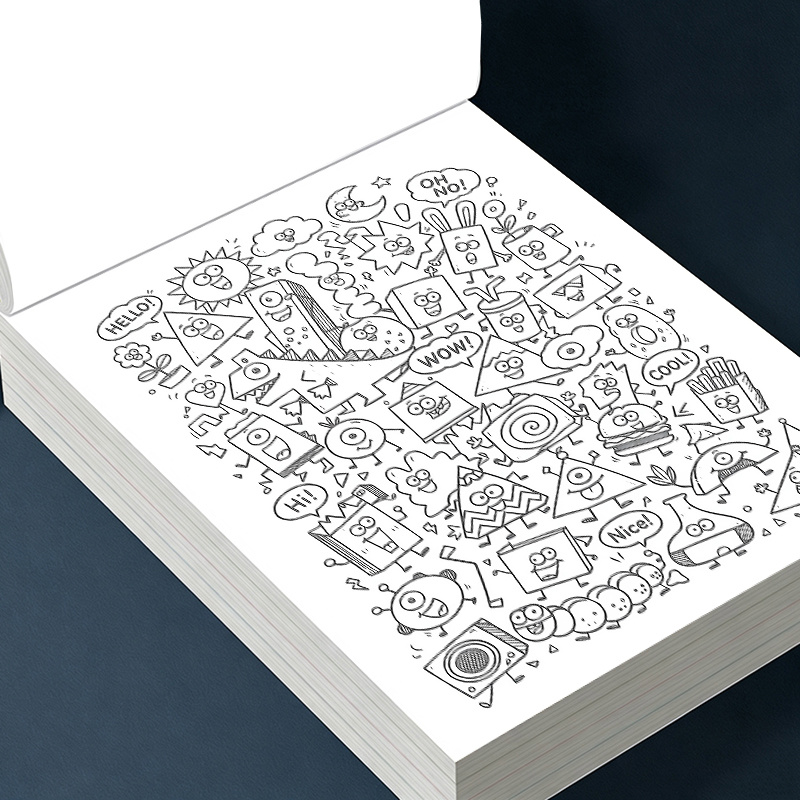 16 Pages Little Doodles Adult  - đánh giá và giá Adult Coloring Book Stress Relief
