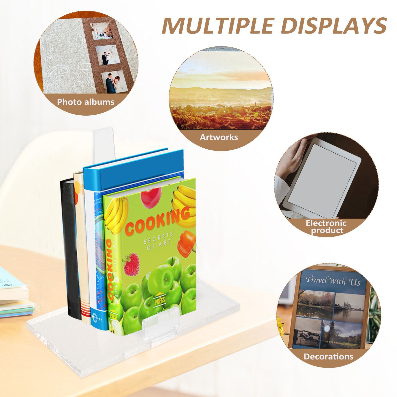 Portable Small Acrylic Picture - đánh giá và giá Clear Acrylic Book Stand Holder