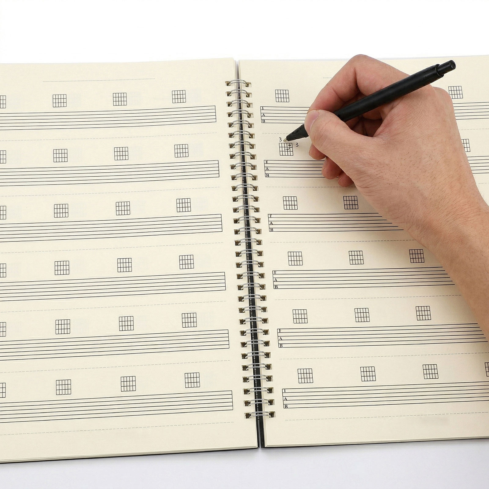 2Pcs Guitar Tab Manuscript Not - đánh giá và giá Blank Sheet Music Notebook