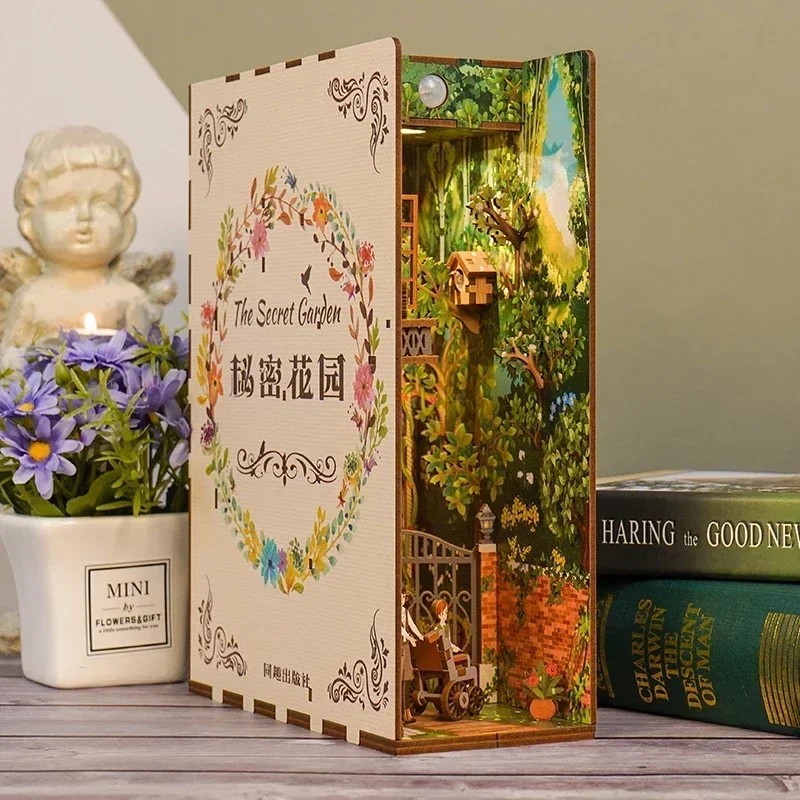 DIY Wooden Book Nook Shelf Ins - đánh giá và giá Diy Wooden Book Nook Kit Shelf Insert
