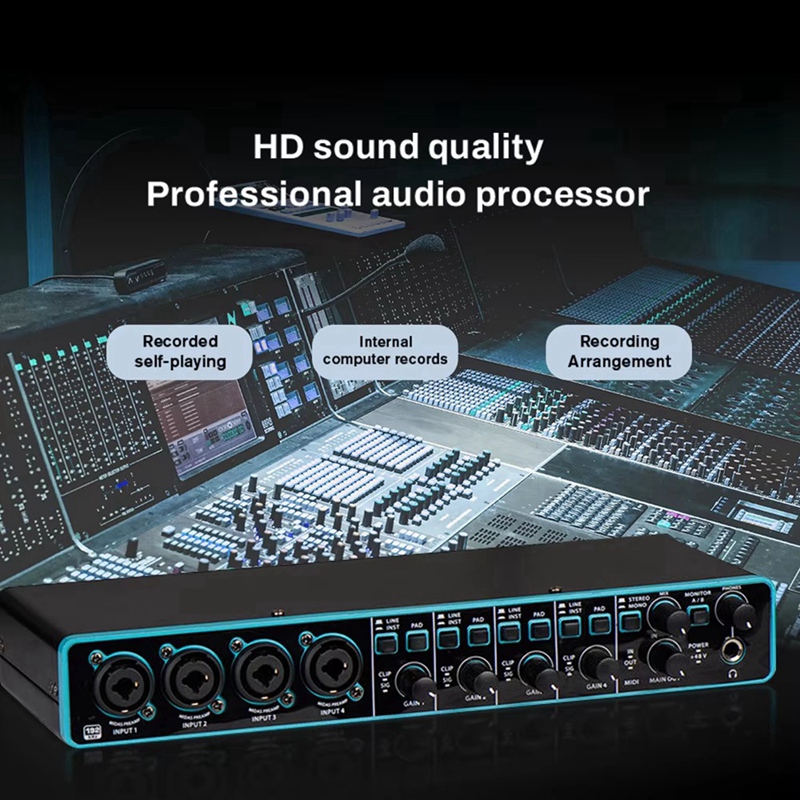 Audio Interface Sound Card Pro - đánh giá và giá Music